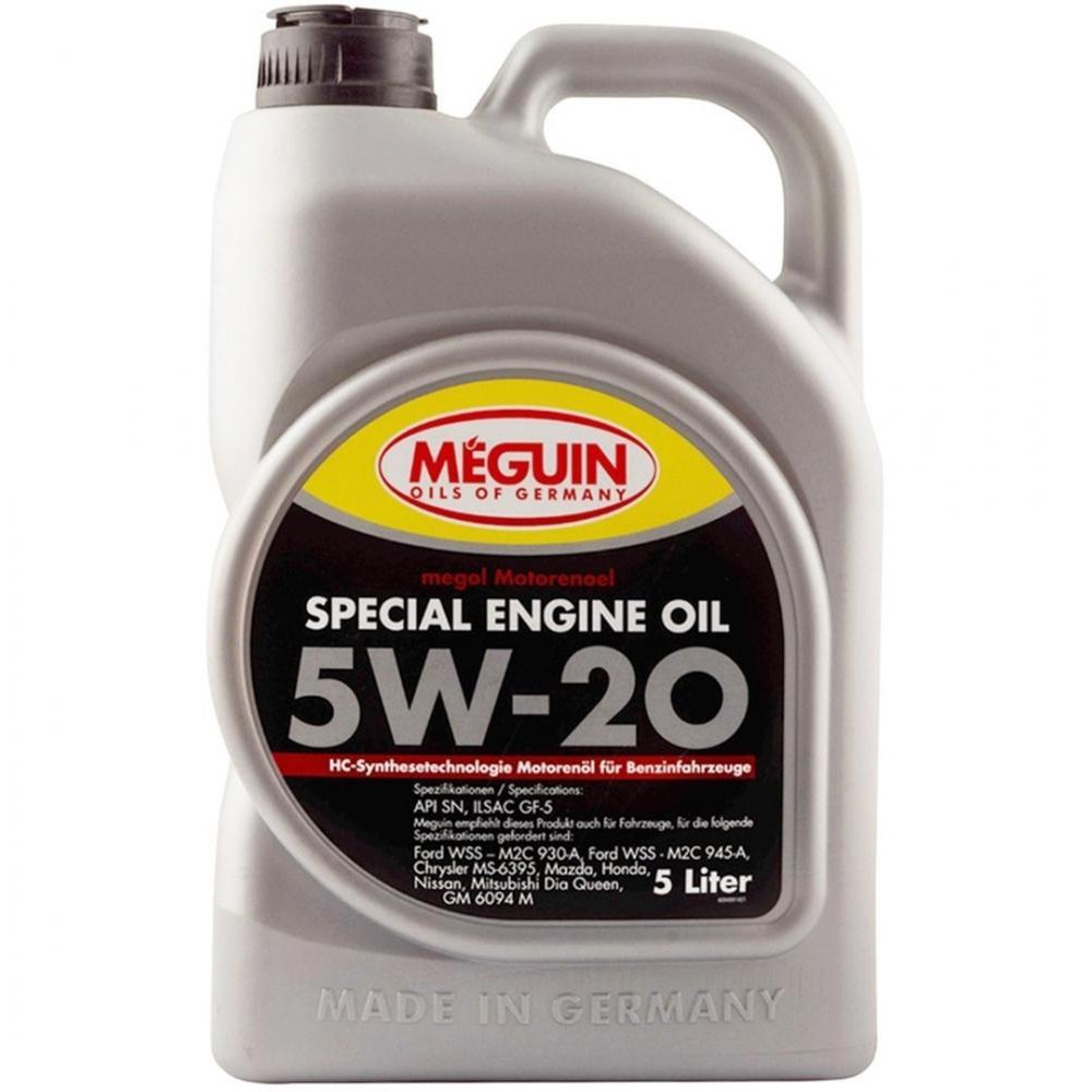 Meguin SPECIAL ENGINE OIL SAE 5W-20 5л - зображення 1