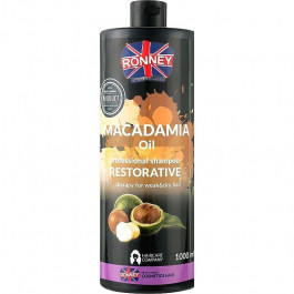 Ronney Шампунь зміцнюючий  Macadamia Oil для слабкого та сухого волосся 1000 мл (5060589154681)