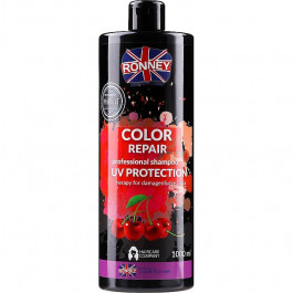 Ronney Шампунь  Color Repair Cherry Захист кольору для фарбованого волосся з UV фільтром 1000 мл (506058915