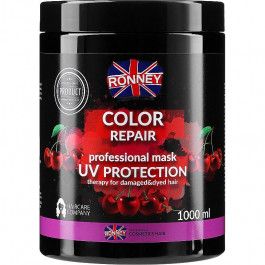   Ronney Маска  Color Repair Cherry Захист кольору для фарбованого волосся з UV фільтром 1000 мл (50605891558