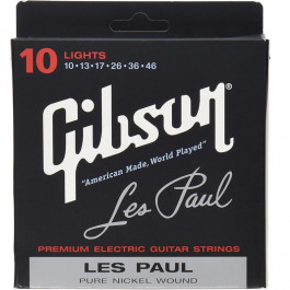   Gibson Набор струн для электрогитары  SEG-LES LES PAUL PREMIUM ELECTRIC GUITAR STRINGS 10-46 LIGHT