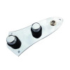 Fender American Vintage 62 Jazz Bass Upper Control Knob Chrome (19502000) - зображення 2