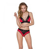 Passion PS001 PANTIES red/black, size L (SO4167) - зображення 2