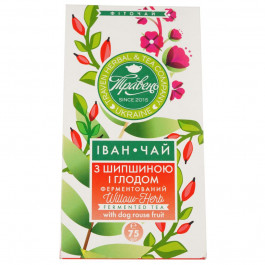   Травень Фіточай «» «Іван-чай» ферментований з шипшиною та глодом, 75 г (4820198940089)