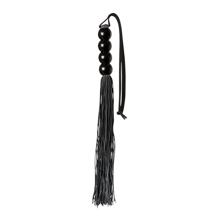 Guilty Pleasure Silicone Flogger Whip Black (T520083) - зображення 1