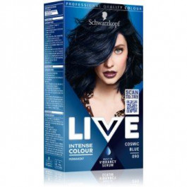   Schwarzkopf LIVE Intense Colour перманентна фарба для волосся відтінок 090 Cosmic Blue 1 кс