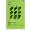 Holika Holika Pure Essence Green Tea живильна тканинна маска для чутливої шкіри та шкіри схильної до почервонінь 2 - зображення 1