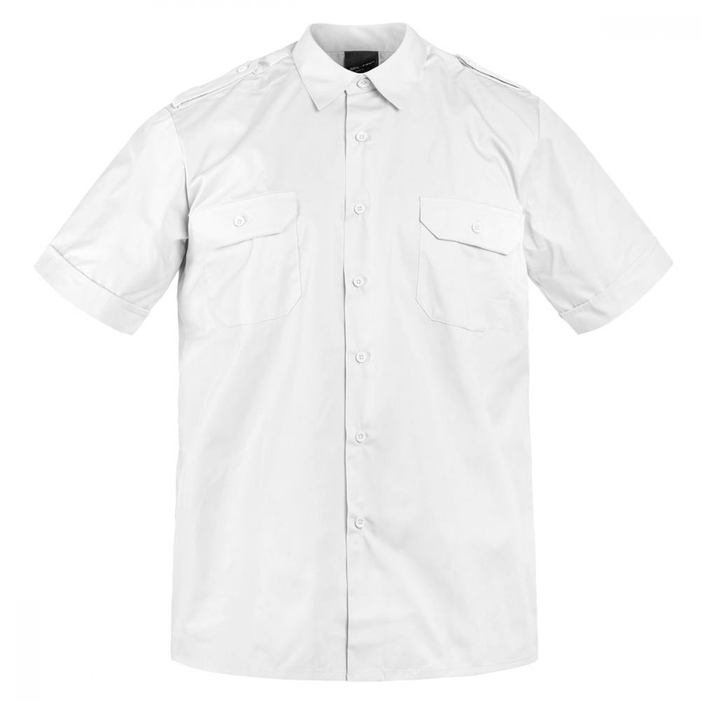 Mil-Tec Service Short Sleeve Shirt - White (10932007-906) - зображення 1
