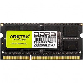   ARKTEK 2 GB SO-DIMM DDR3 1333 MHz (AKD3S2N1333)