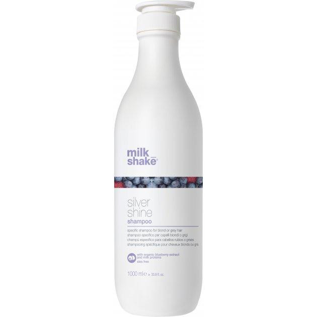 Milk Shake Шампунь  Silver Shine Shampoo Спеціальний для світлого або сивого волосся 1000 мл (8032274061915) - зображення 1