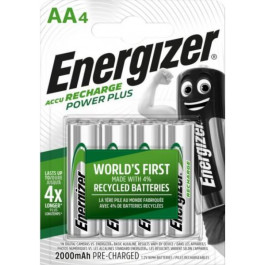   Energizer AA 2000mAh NiMh 4шт Power Plus (7638900417012)