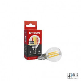 Etron LED Filament 1-EFP-157 G45 10W 3000K E14