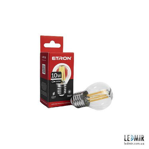 Etron LED Filament 1-EFP-156 G45 10W 4200K E27 - зображення 1