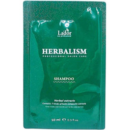   Lador Набір пробників  Herbalism Shampoo Pouch Шампунь із трав&#39;яними екстрактами 10 шт по 10 мл (88091