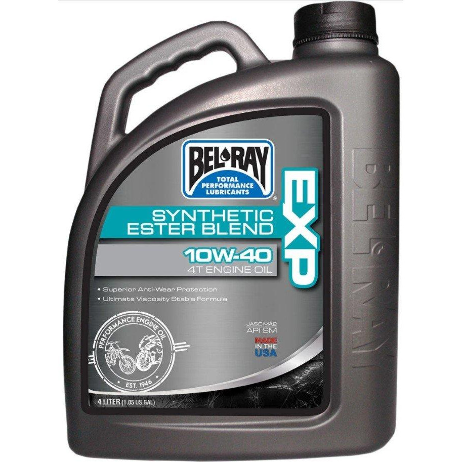 Bel-Ray EXP SYNTHETIC ESTER BLEND 4T 10W-40 4л - зображення 1