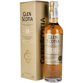   Glen Scotia Віскі  18 Years Old in tube 0.7 л (5016840181200)