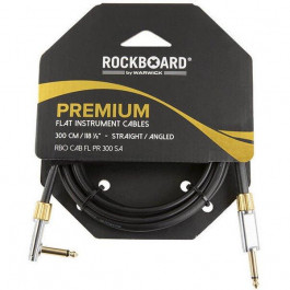   Rockboard Premium Flat Instrument Cable, Straight/Angled (300 cm)