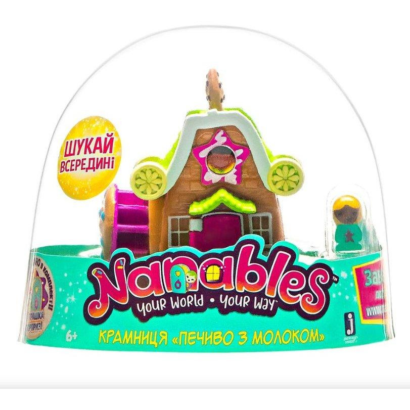 Jazwares Nanables Small House Город сладостей Магазин Печенье с молоком (NNB0012) - зображення 1