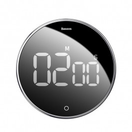 Baseus Електронний таймер  Heyo Rotation Countdown Timer Pro Dark Gray (FMDS000013)