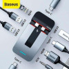 Baseus Armor Age Type-C Bracket Multifunctional Hub Space Gray (CAHUB-AJ0G) - зображення 4