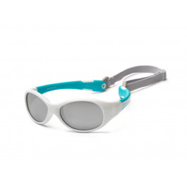 Koolsun Сонцезахисні окуляри  FLWA003 (розмір 3+) Біло-бірюзові (662187843032)