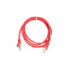 2E UTP Cat 5e 1.2m Red (2E-PC5ECA-120RD) - зображення 1