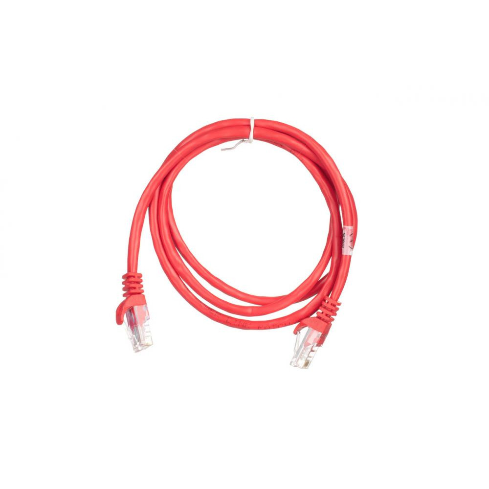 2E UTP Cat 5e 1.2m Red (2E-PC5ECA-120RD) - зображення 1