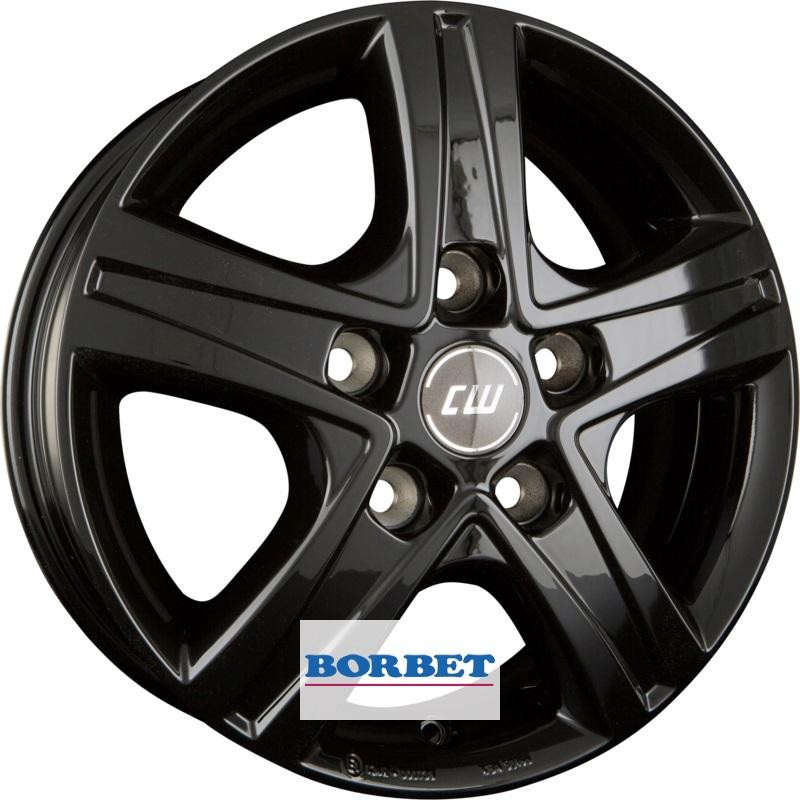 Borbet CWD Black (R16 W6.5 PCD5x114.3 ET45 DIA66.1) - зображення 1