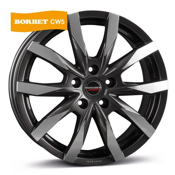 Borbet CW5 Anthracite (R18 W7.5 PCD5x120 ET43 DIA65.1) - зображення 1