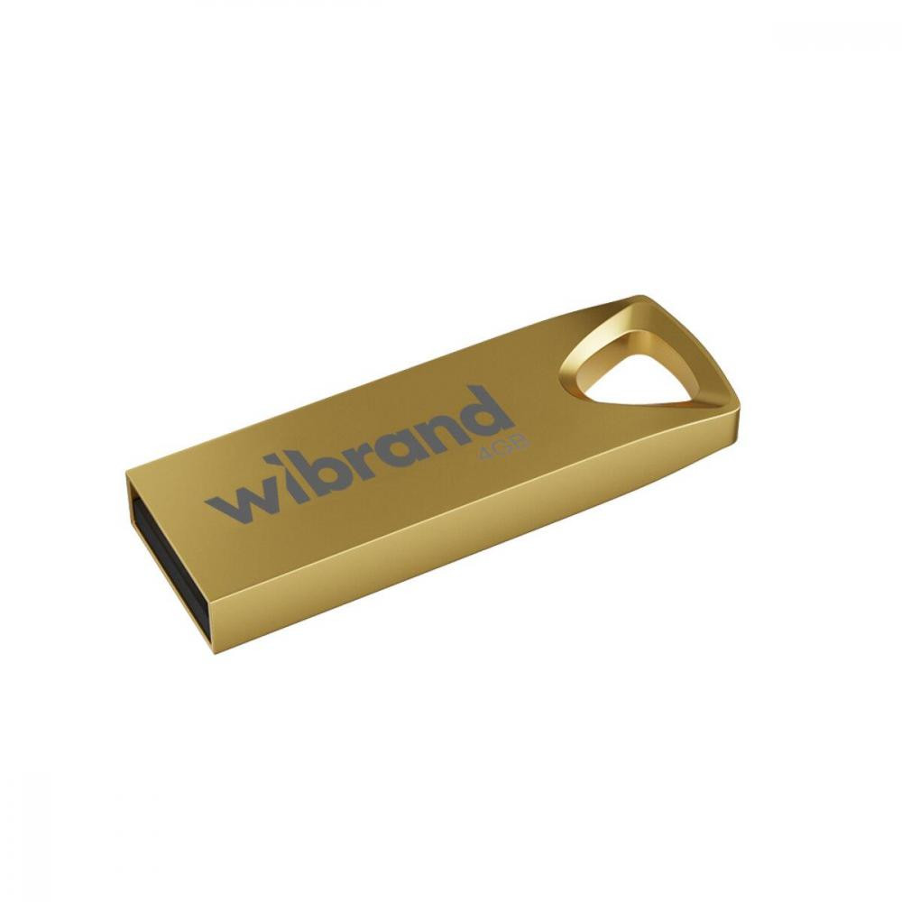 Wibrand 4 GB Taipan Gold USB 2.0 (WI2.0/TA4U2G) - зображення 1