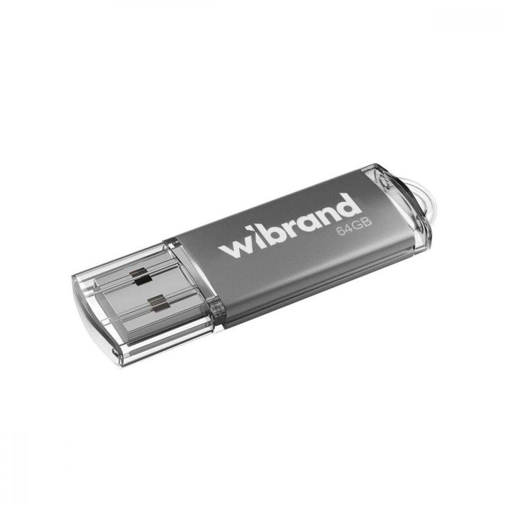 Wibrand 64 GB Cougar Silver USB 2.0 (WI2.0/CU64P1S) - зображення 1