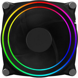 GameMax Big Bowl Vortex RGB Dual Ring Black (GMX-12-DBB)
