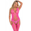 Pink Lipstick Комбінезон FLIGHT RISK SHEER BODYSTOCKING PINK, OS (7227034PNKOS) - зображення 1