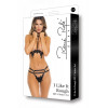 Rene Rofe Комплект білизни I LIKE IT ROUGH 2PC CHOKER SET BLACK, S/M (7553034BLKSM) - зображення 3