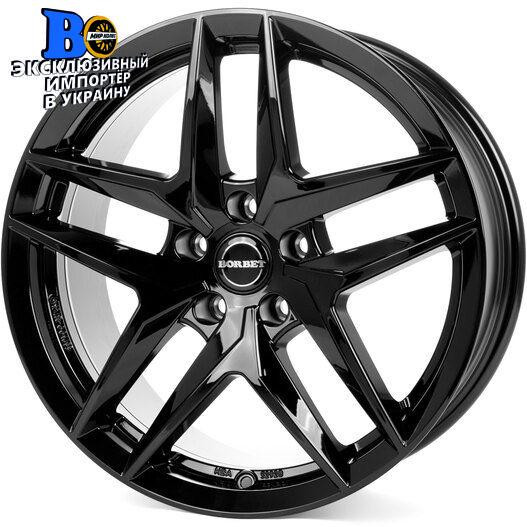 Borbet Z Black Glossy (R18 W7.5 PCD5x112 ET44 DIA66.6) - зображення 1