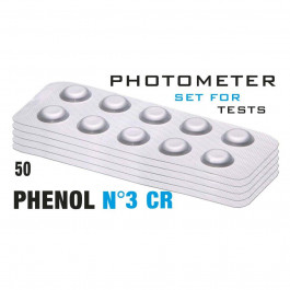    Таб. Phenol 3 CR (Фенол, 0-5 мг/л) 50 піг/уп. (10 піг/шт) PrimerLab