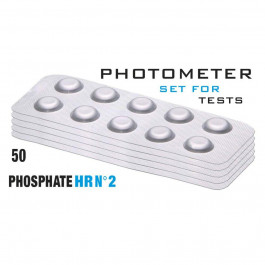    Таб. Phosphate HR 2 (Фосфати, 0 - 80 мг/л) 50 піг/уп. (10 піг/шт) Photometer/Comporator