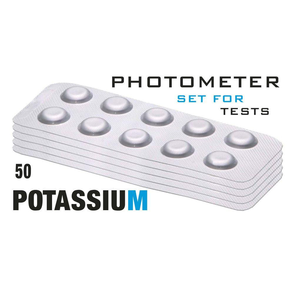  Таб. Potassium (Калій, 0.8 - 12.0 мг/л) 50 піг/уп. (10 піг/шт) Photometer/Corporator - зображення 1