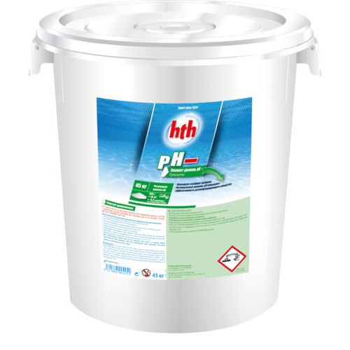  рН мінус hth 45кг (Франція), порошок pH MOINS MICRO-BILLES - зображення 1