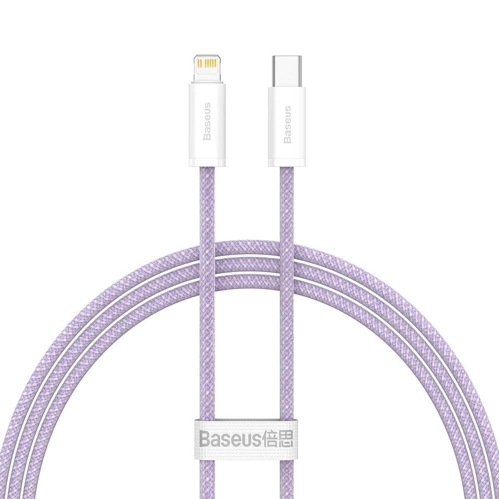 Baseus Dynamic Series Fast Charging Data Cable Type-C to Lightning 20W 2m Purple (CALD000105) - зображення 1