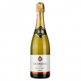   Les Grands Chais de France Ігристе вино  Grandial Brut Blanc de Blancs, біле, сухе, 11%, 0,75 л (3500610007750)