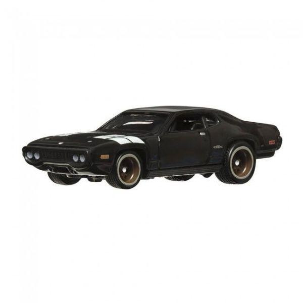 Hot Wheels 1971 Plymouth GTX Fast & Furious HNW46/HNW55 Black - зображення 1