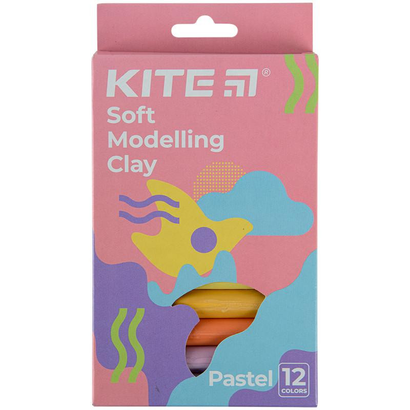 Kite Fantasy Pastel восковий 12 кольорів, 200 г (K22-086-2P) - зображення 1