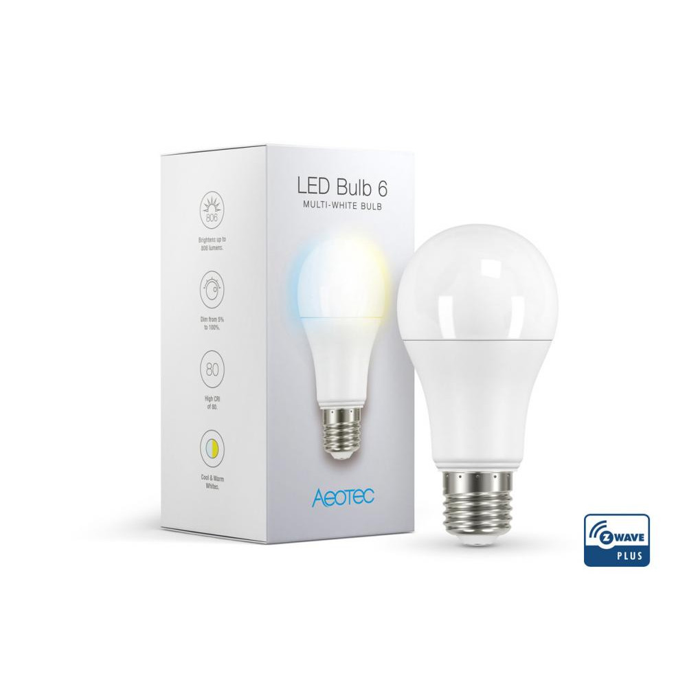 Aeotec AEOTEC LED Bulb 6 Multi-White E27 (AEOEZWA001) - зображення 1