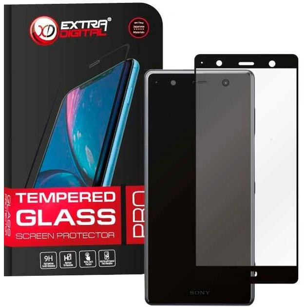 ExtraDigital Tempered Glass Sony Xperia XZ2 Black (EGL4578) - зображення 1