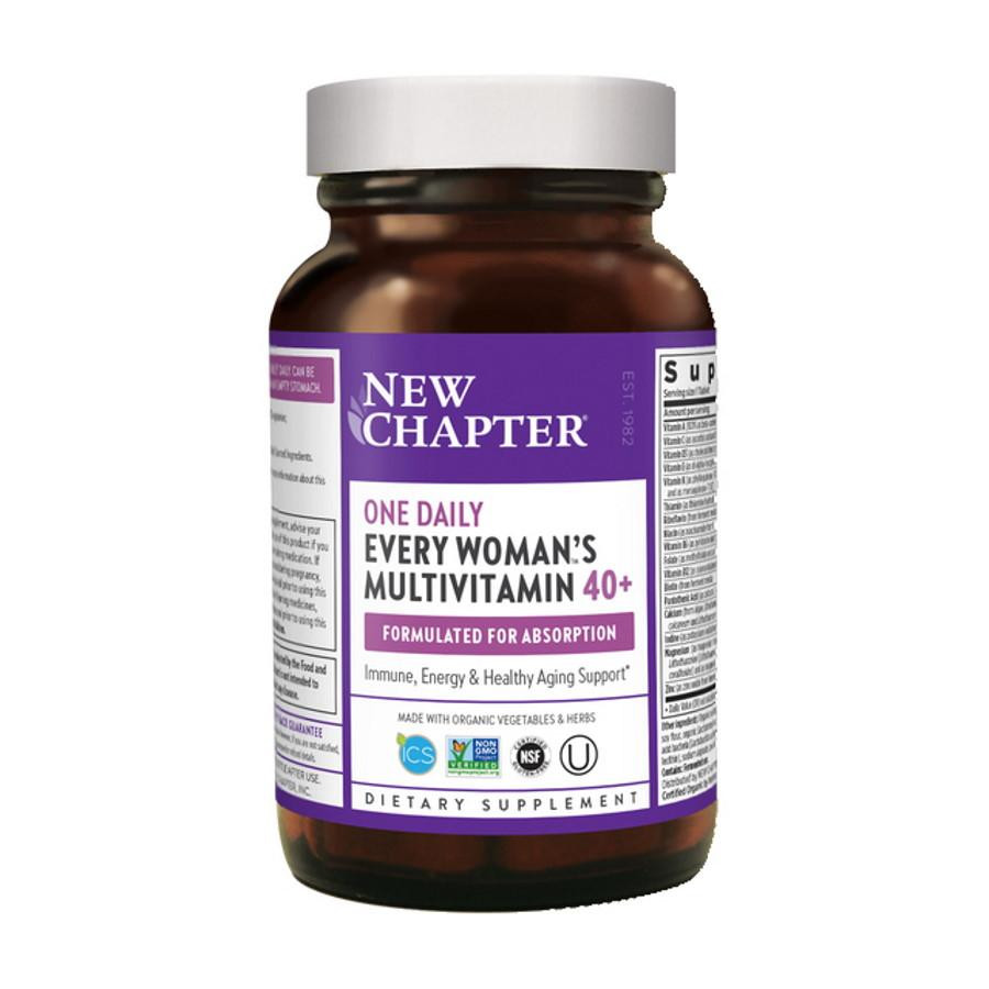 New Chapter Витамины и минералы  Every Woman's One Daily 40+ Multivitamin, 96 таблеток - зображення 1