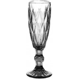 Helios Набір келихів для шампанського  "Кристал" 6 шт. 150 мл, кольорове скло (6435)