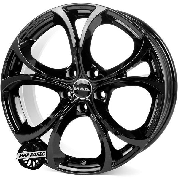 MAK LARIO Gloss Black (R20 W10.0 PCD5x110 ET34 DIA65.1) - зображення 1