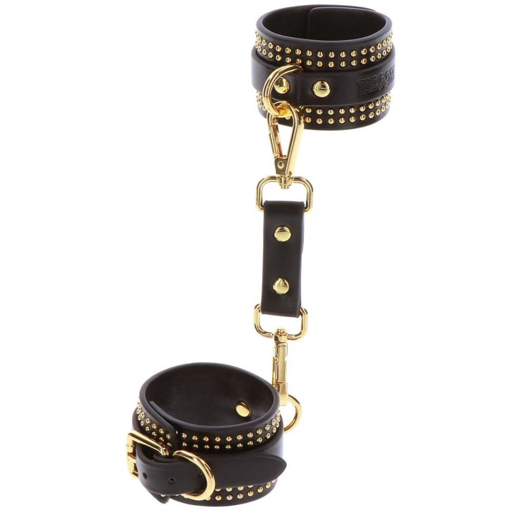 Taboom Фіксатори для рук  Vogue Studded Wrist Cuffs, чорні - зображення 1