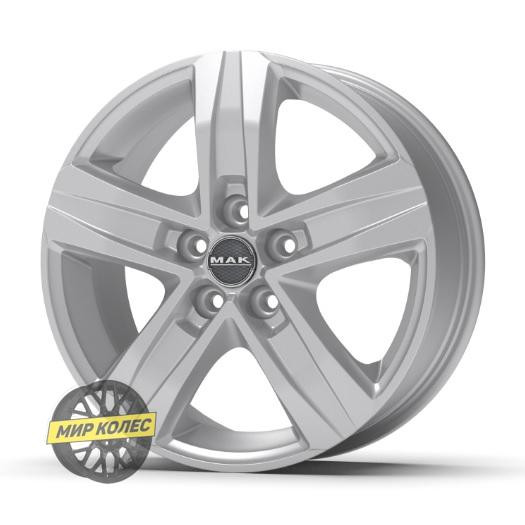 MAK STONE 5 Silver (R16 W6.5 PCD5x108 ET46 DIA65.1) - зображення 1